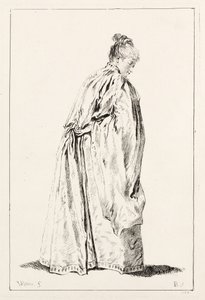 Kadın Ayakta. by François Boucher