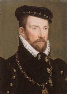 Amiral Gaspard II de Coligny by François Clouet