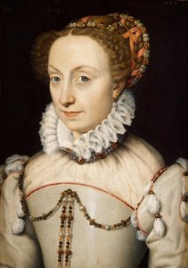 Navarre 1528-1572, 1570 Jeanne III portresi. by François Clouet