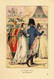 Maskeli baloda şık konuklar by François Courboin