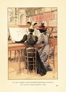 Kabine des Estampes'te, Milli Kütüphane by François Courboin