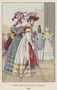 Boulogne Panorama'nın İçinde, 1824 by François Courboin