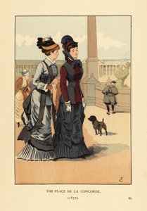 1877'de Concorde'dan bir yer by François Courboin