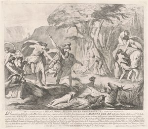 1743 Çini için Seconda Macchina: Kraliyet Avı by François Hutin