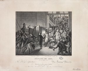 Kralın Ayrılışı, 19 Mart 1815, 1820 dolayları by François Joseph Heim