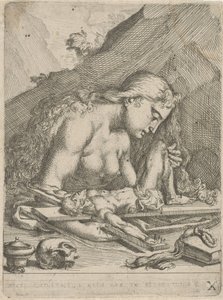 Tövbekar Bir Günahkar Olarak Saint Mary Magdalene by François Joseph Lonsing