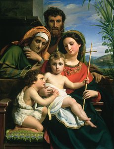 Vaftizci Yahya ve Elizabeth ile Kutsal Aile, 1823