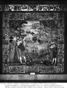 ಹೆನ್ರಿ III ರ ಹಬ್ಬಗಳು (1553-1610) ಬ್ರಸೆಲ್ಸ್ ಕಾರ್ಯಾಗಾರ, c.1580 (ಟೇಪ್ಸ್ಟ್ರಿ) ಟರ್ಕ್