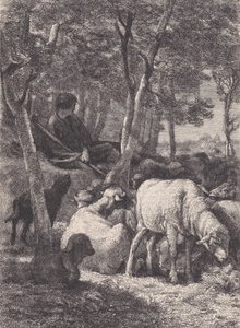 Çoban, Le Magasin Pittoresque'den, ca. 1852. by François Rouget