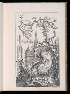 Dikilitaş ve Palmiyeli Kartuş, Fantastik Parçaların Yeni Kitabı by François de Cuvilliés the Elder