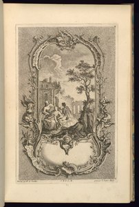 Büyük ve Küçük Bölmeli Kartuş Tasarımı by François de Cuvilliés the Elder