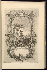 Büyük ve Küçük Bölmeli Kartuş Tasarımı by François de Cuvilliés the Elder