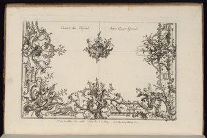 Bir Tavanın İki Çeyreği, Düzensiz Tavanların Yeni Kitabı by François de Cuvilliés the Elder