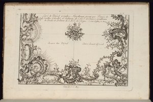 Bir Tavanın İki Çeyreği, Düzensiz Tavanların Yeni Kitabı by François de Cuvilliés the Elder