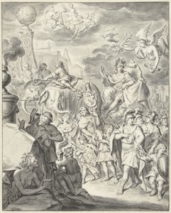 Bir prens veya generalin alegorik zaferi by François van Bleyswijck