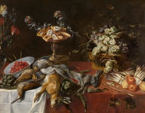 Natürmort (tuval üzerine yağlıboya) by Frans (attr. to) Snyders or Snijders