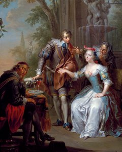 Galant sahnesi, Franx Christoph Janneck (1703-1761)