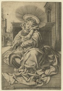 Mahkemede Madonna ve Çocuk