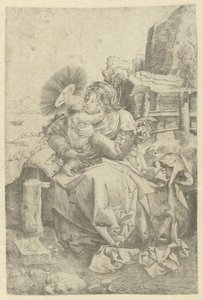 Manzaradaki Madonna ve Çocuk