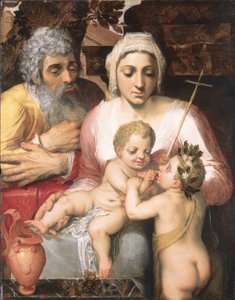 Vaftizci Yahya ile Kutsal Aile, 1546 by Frans Floris