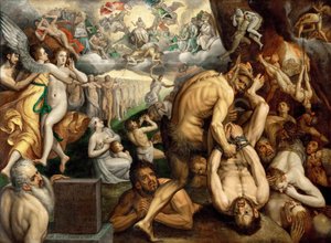 Son Yargı - Frans I de Vrient (Vriendt) dit Frans Floris, the Elder (1519-1570). Tuval üzerine yağlıboya