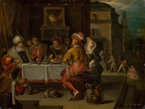 Zengin Adam ve Dilenci Lazarus benzetmesi, 1615.
