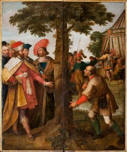 Ağacın mucizesi kesildi. Aziz Gummarus mucizesi, 1627.