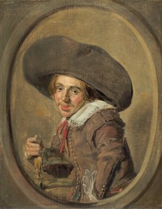 Büyük Şapkalı Genç Bir Adam by Frans Hals