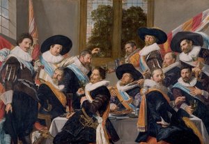 Calivermen Sivil Muhafızları Subayları Ziyafeti by Frans Hals