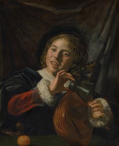 Udlu Çocuk, c.1625 (tuval üzerine yağlı boya) by Frans Hals