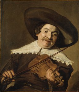 Daniel van Aken Keman Çalmak, 1640 dolayları (tuval üzerine yağlı boya) by Frans Hals
