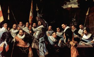 Calivermen Sivil Muhafızları Subay ve Çavuşları Toplantısı by Frans Hals