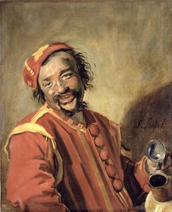 Peeckelhaering (Jolly Reveller) by Frans Hals