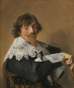 Bir adamın portresi. 1635 civarında by Frans Hals