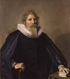 Sakallı Bir Adamın Portresi by Frans Hals