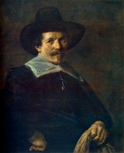 Eldiven tutan bir adamın portresi, c1645, 1912. by Frans Hals