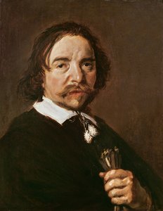 Eldivenli Siyah Saçlı Bir Adamın Portresi, c.1657