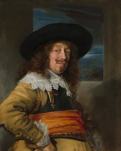 Haarlem Sivil Muhafız Bir Üyesinin Portresi by Frans Hals