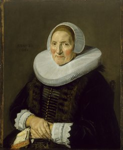 Yaşlı Bir Kadının Portresi, 1650 by Frans Hals