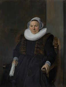 Geleneksel olarak Mevrouw Bodolphe olarak adlandırılan Yaşlı Bir Kadının Portresi by Frans Hals