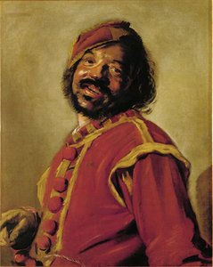 Mulatto, muhtemelen Hollanda komedisinin popüler bir figürü (tuval üzerine yağlıboya) by Frans Hals