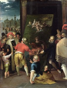 Apelles ve Ayakkabıcı, 1610-15 (bakır üzerine yağ)