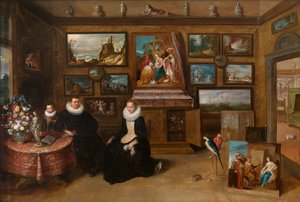 Sebastian Leerse'nin Tablo Koleksiyonu, c.1610 (panel üzerine yağlıboya)