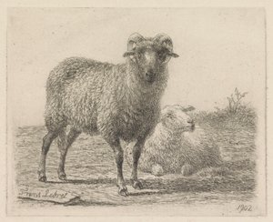 koç ve koyun by Frans Lebret