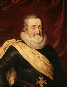Fransa Kralı IV. Henri (1553-1610) Portresi