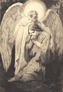 Kristus ve Gethsemane by Frans Schwartz