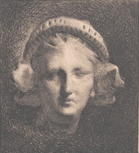 Alçıdan sonra küçük Yunan kafası by Frans Schwartz