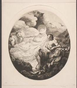 Selene ve Endymion by Frans Schwartz