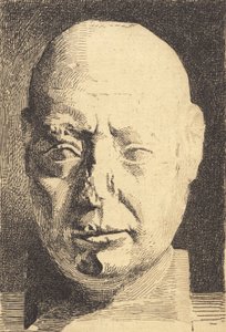 Alçıdan sonra Mısır kafası by Frans Schwartz