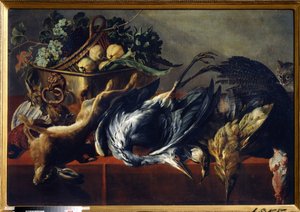 Abanoz göğüslü natürmort. Frans Snyders